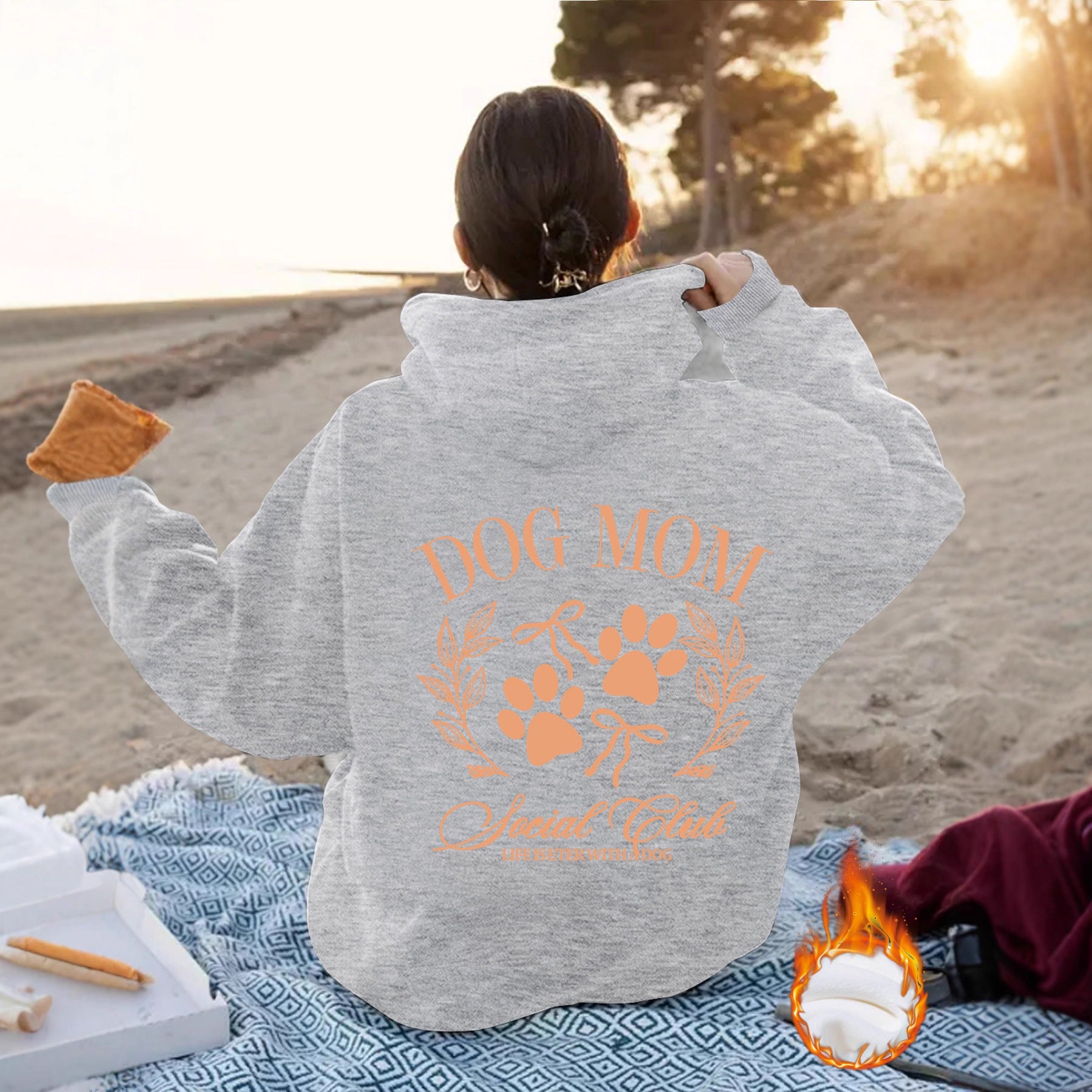 Sudadera con Capucha para Amantes de los Perros