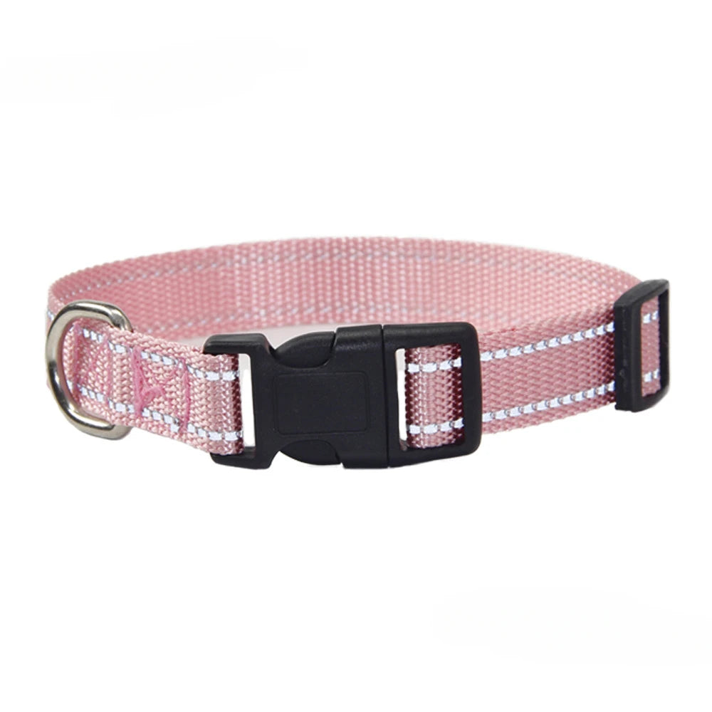 Conjunto de Collar y Correa de Nylón para Perros