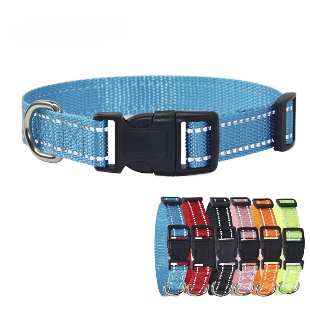Conjunto de Collar y Correa de Nylón para Perros