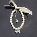 Collar de Perlas y Strass para Perros Pequeños