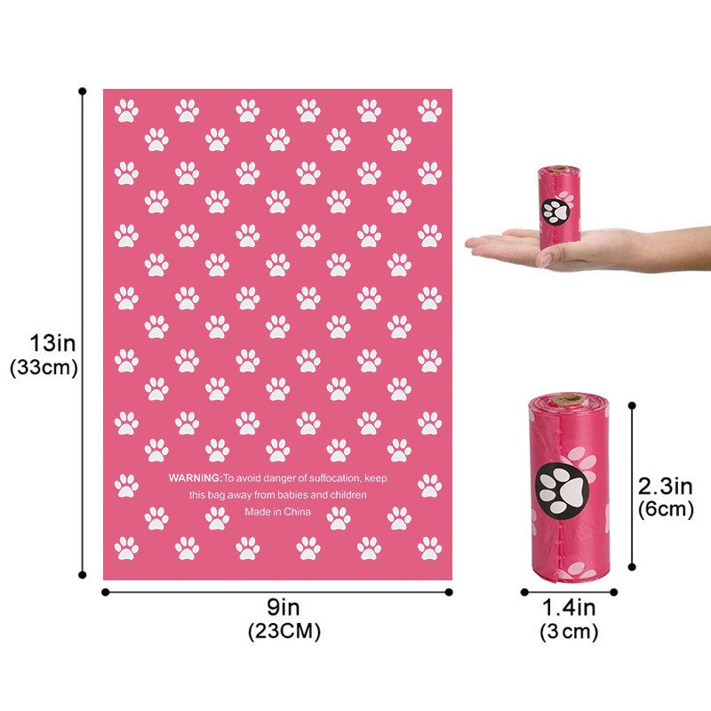 Bolsas Biodegradables para Excrementos de Mascotas (Rollo Individual)