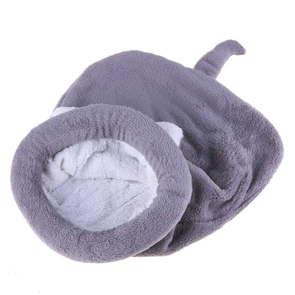 Saco de Dormir de Forro Polar Cálido para Gatos