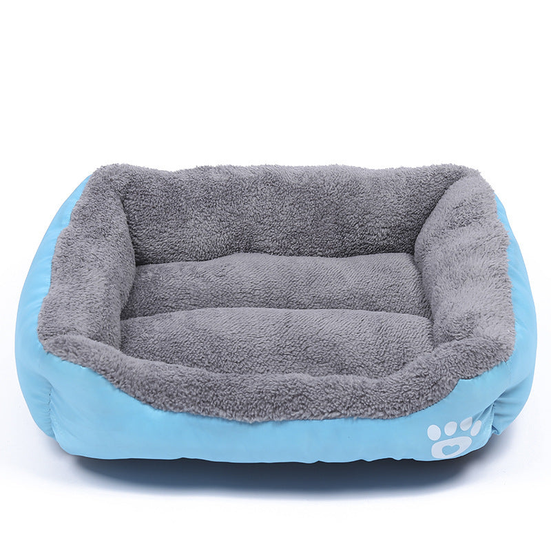 Cama de Forro Polar Suave e Impermeable para Mascotas