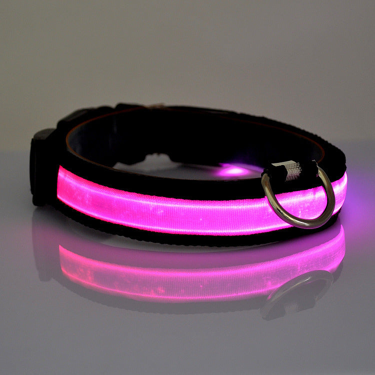 Collar Luminoso LED para Mascotas con Carga USB