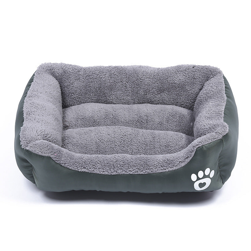 Cama de Forro Polar Suave e Impermeable para Mascotas