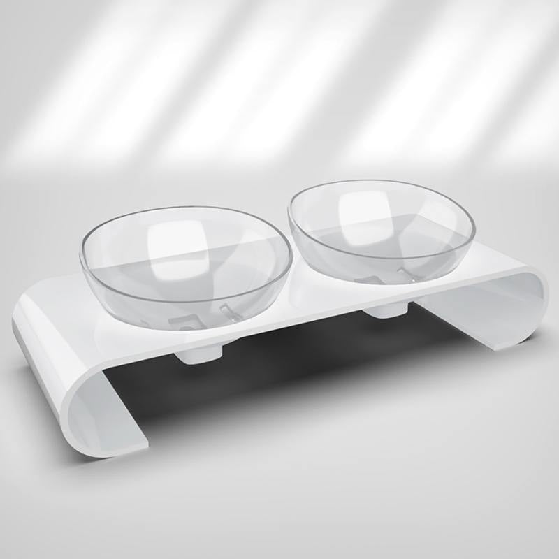Cuencos Dobles para Gatos con Inclinación Ergonómica