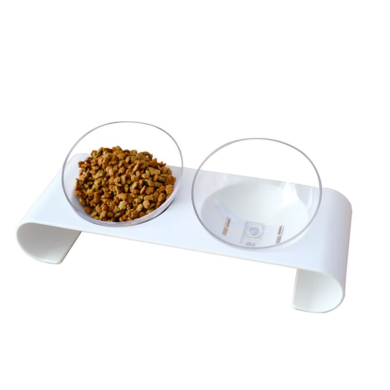 Cuencos Dobles para Gatos con Inclinación Ergonómica
