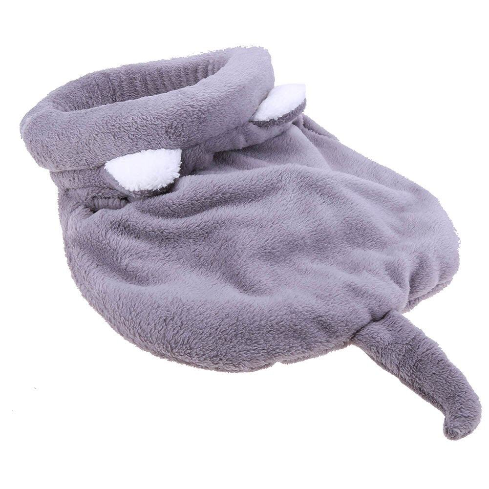Saco de Dormir de Forro Polar Cálido para Gatos