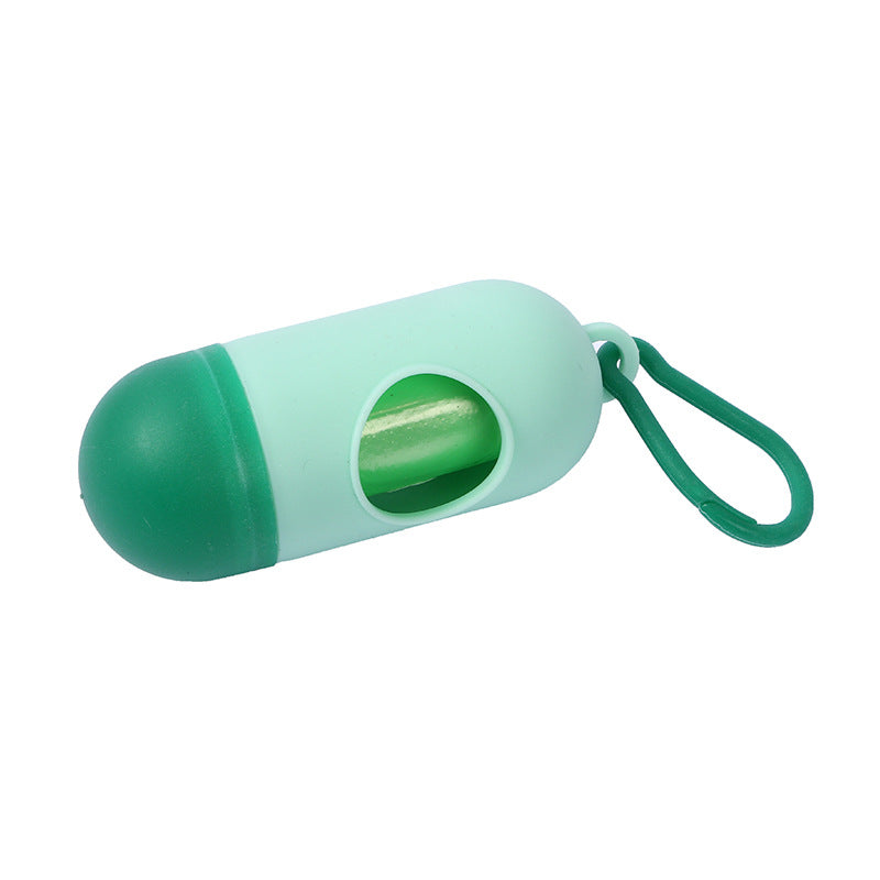 Cápsula Dispensadora de Bolsas para Excrementos de Perro