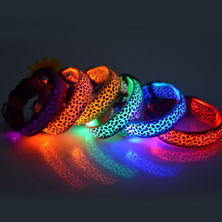 Collar LED Luminoso para Perros