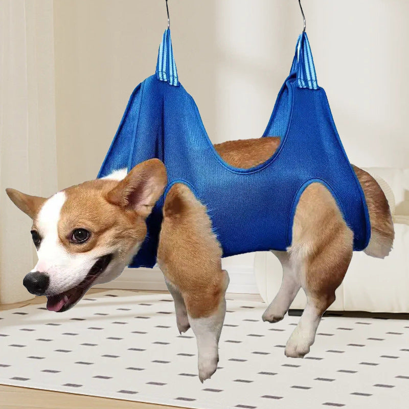 Pet Grooming Hammock for Cats and Dogs, Nail Trimming Bed, Small to Medium Size Pet Restraint Bag