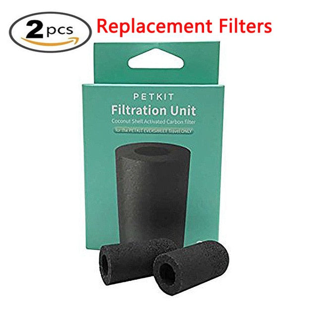 Botella de Agua Portátil para Perros y Gatos con Filtro — Dispensador de Viaje 400ml