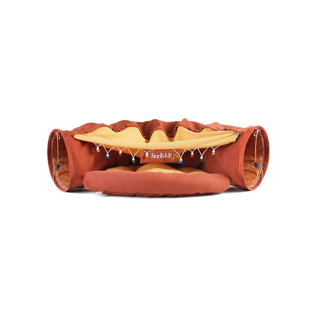 Túnel Plegable de Tela para Gatos