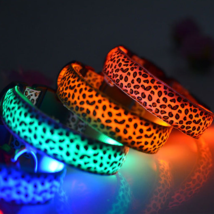 Collar LED Luminoso para Perros