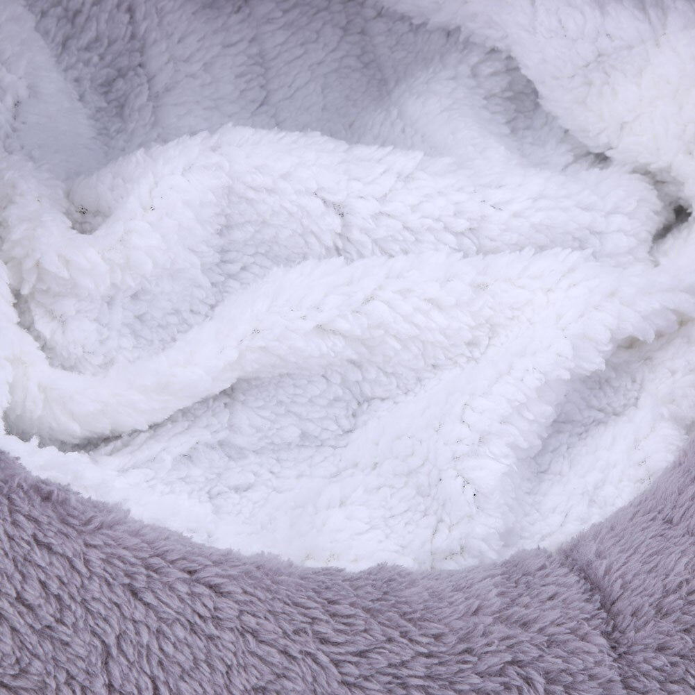 Saco de Dormir de Forro Polar Cálido para Gatos