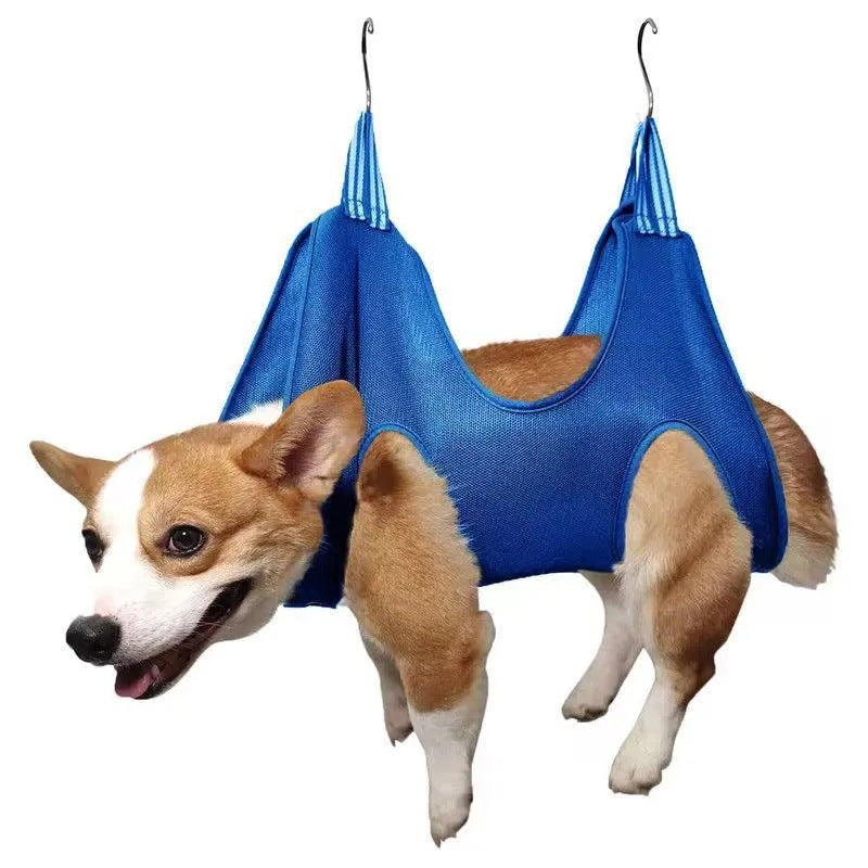Pet Grooming Hammock for Cats and Dogs, Nail Trimming Bed, Small to Medium Size Pet Restraint Bag