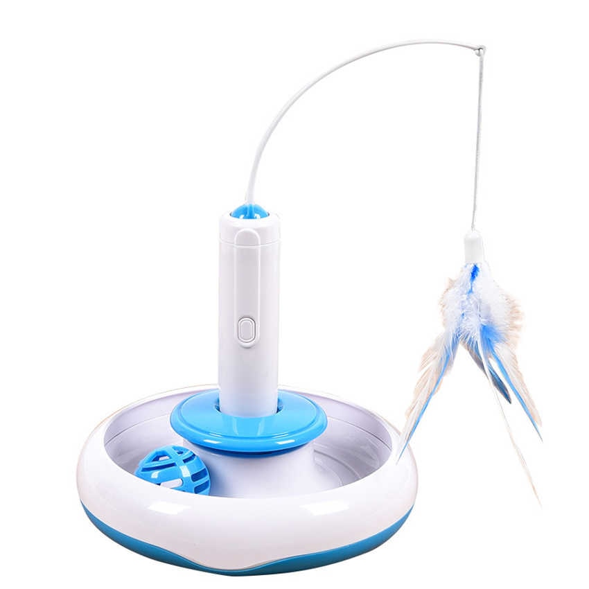 Juguete de Plumas Eléctrico para Gatos
