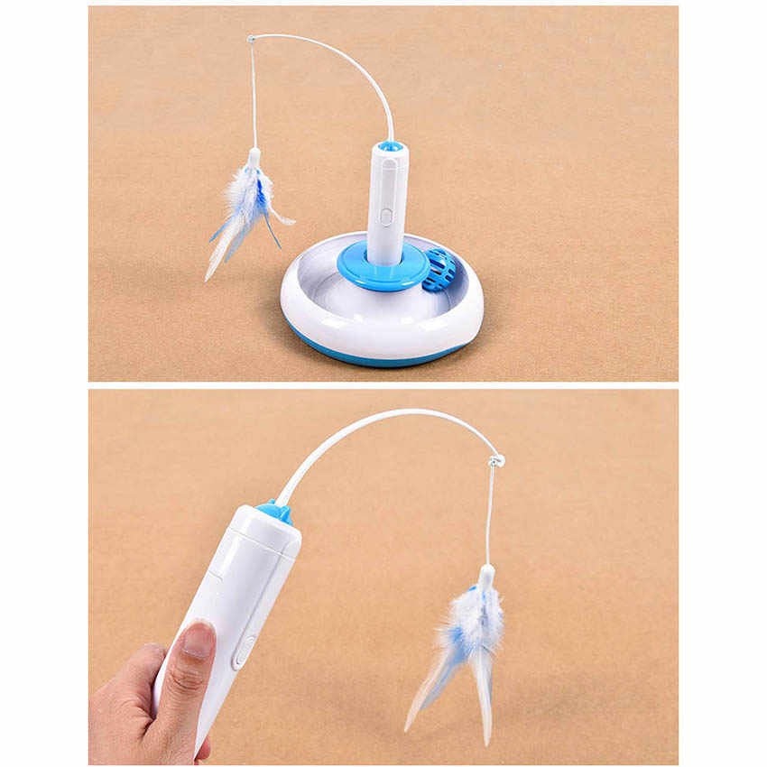Juguete de Plumas Eléctrico para Gatos