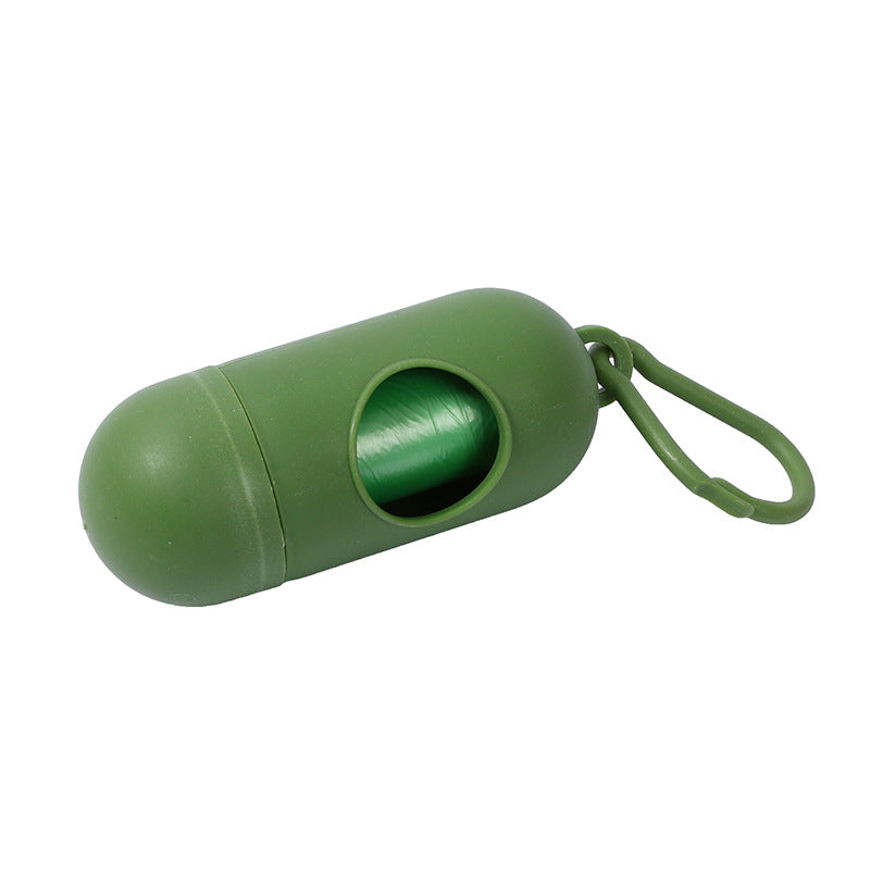Cápsula Dispensadora de Bolsas para Excrementos de Perro