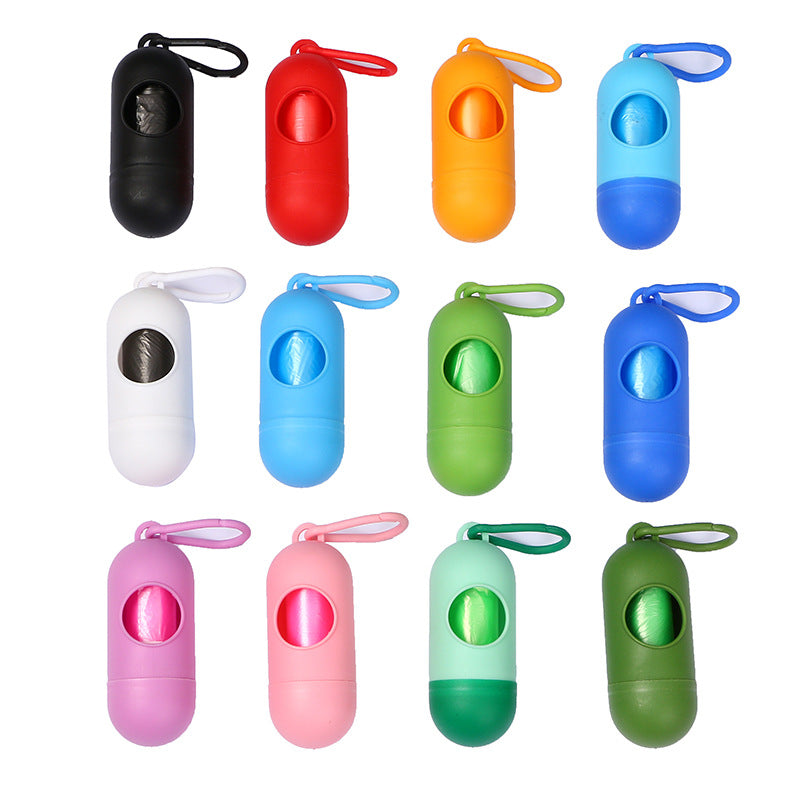 Cápsula Dispensadora de Bolsas para Excrementos de Perro