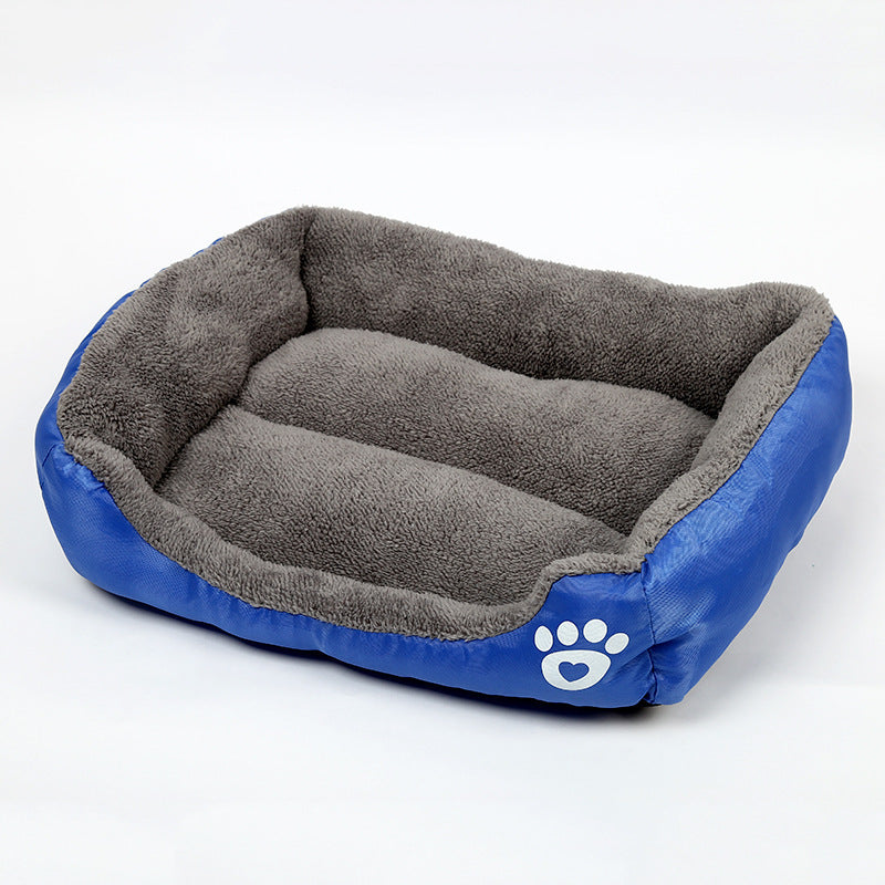 Cama de Forro Polar Suave e Impermeable para Mascotas