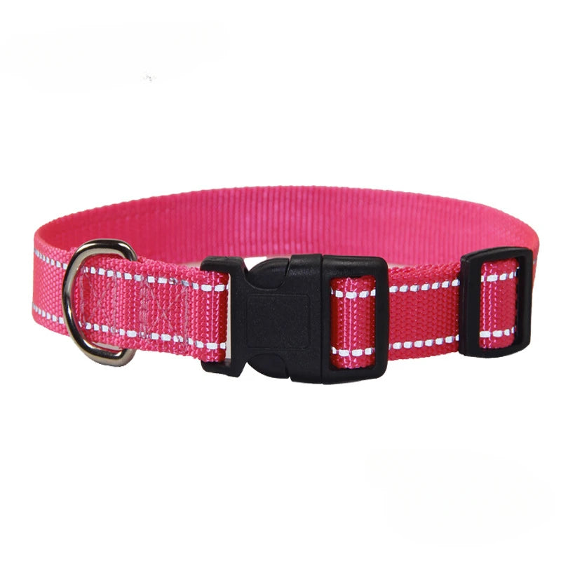 Conjunto de Collar y Correa de Nylón para Perros