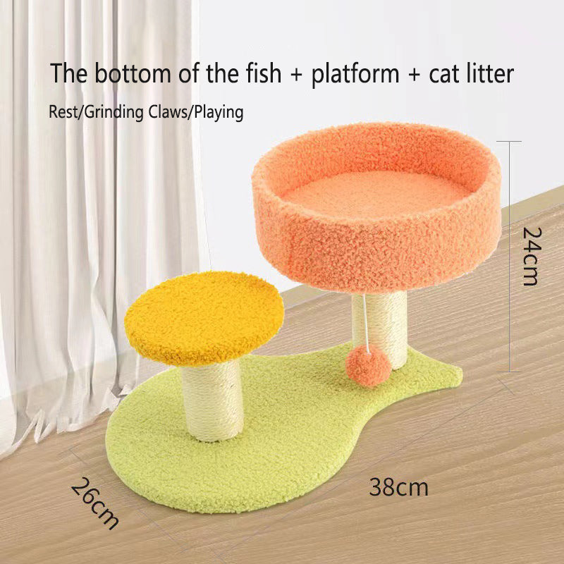 Arbol Rascador Integrado para Gatos